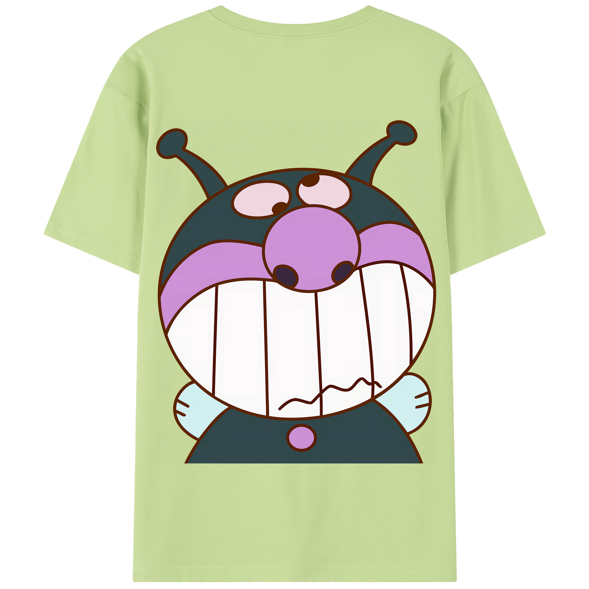 （画像用） アンパンマン Anpanman 綿100％半袖Tシャツ（背面プリント）